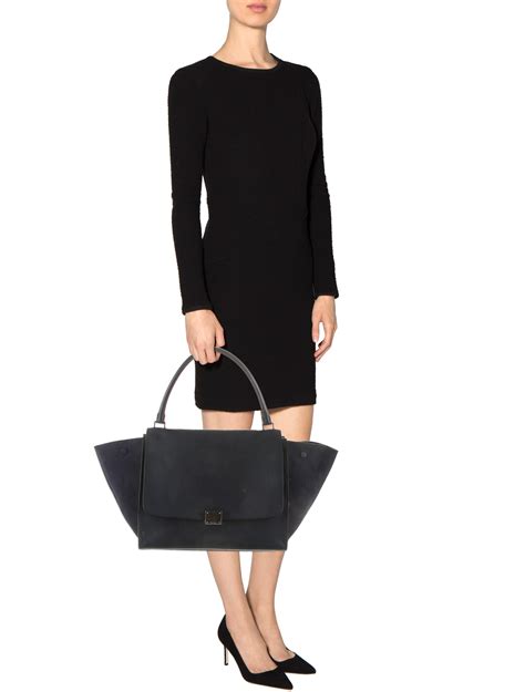 celine trapeze black|celine trapeze bags.